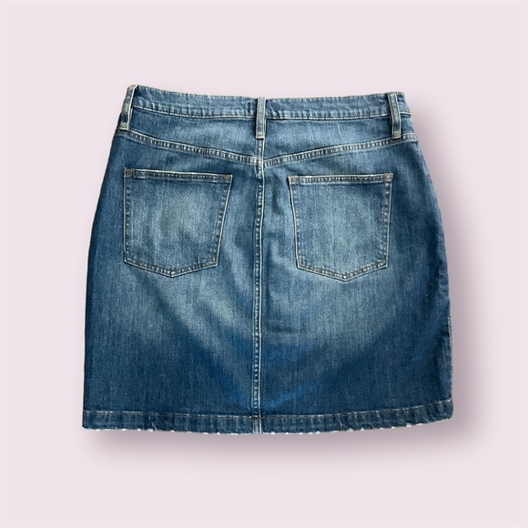 J Crew Button-front denim skirt - Picture 8 of 10